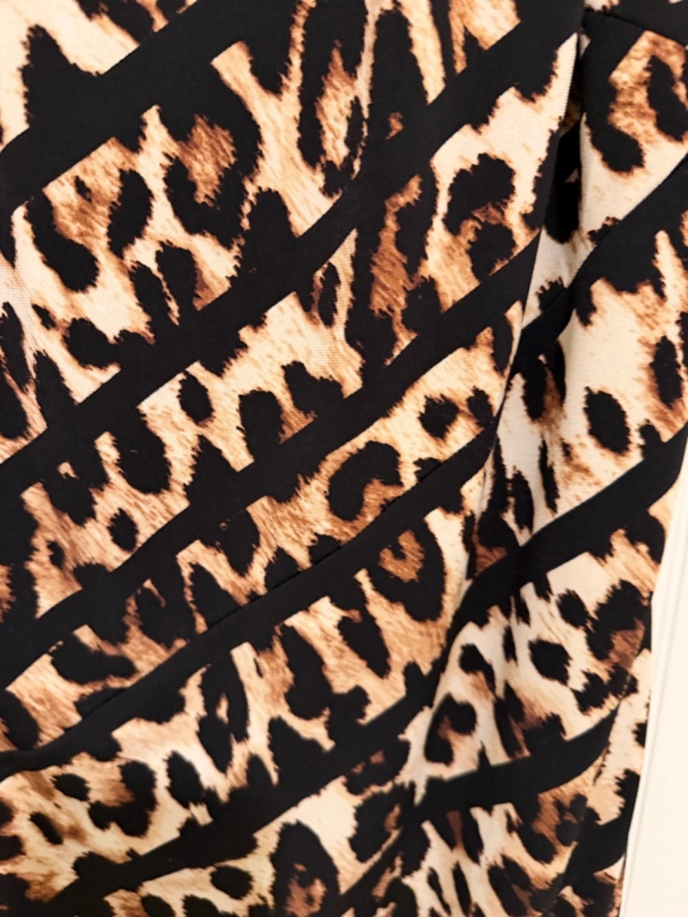 Cache Leopard-Print Sleeveless Dress in Black & Brown - Picture 4 of 6